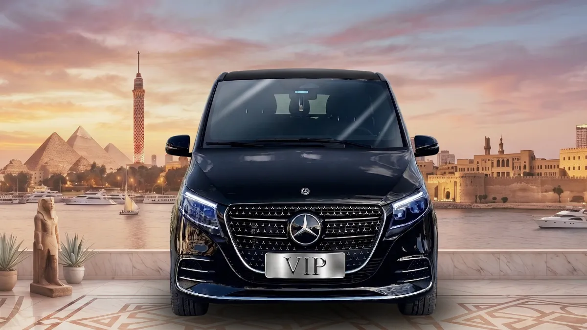 تأجير سيارة V-Class (بلاك إديشن) - Mercedes V-Class موديل 2026 في مصر
