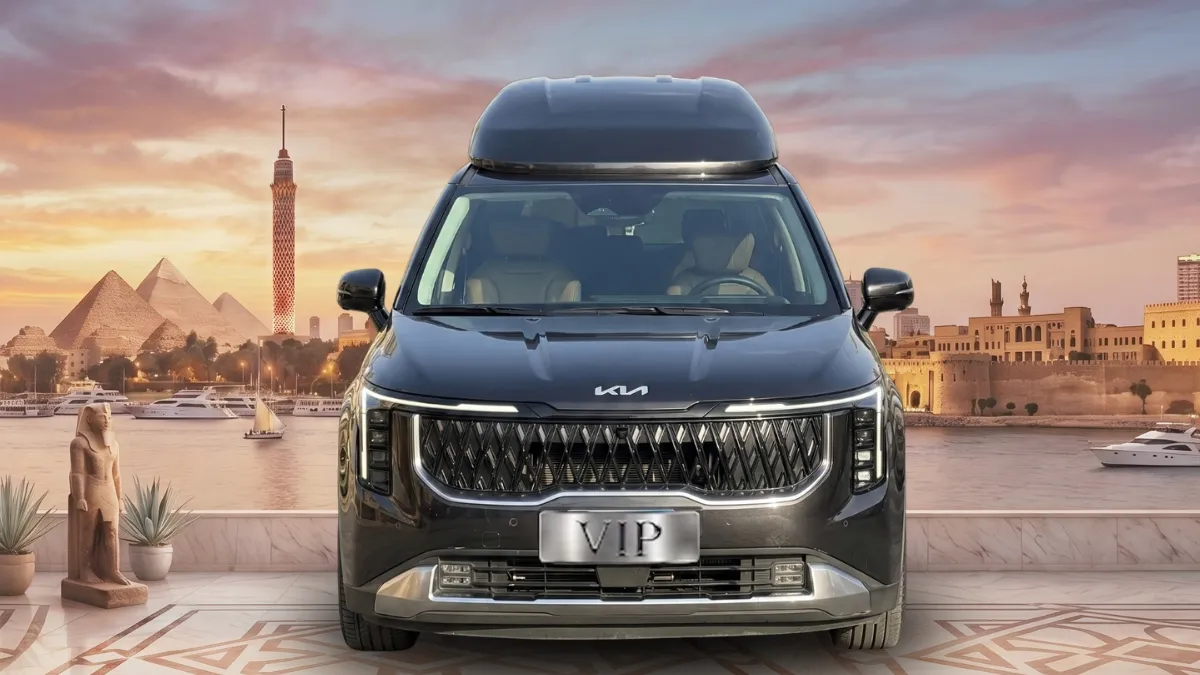 تأجير سيارة كارنيفال هاي ليموزين (Kia Carnival Hi-Limousine) موديل 2025 في مصر